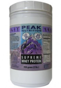 supreme whey protein vanilla 210x3001 4 Week Fitness Kick Start Week 1 Day 1